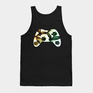 Soccer Ball Sports Player - Gaming Gamer Abstract - Gamepad Controller - Video Game Lover - Graphic Background Tank Top